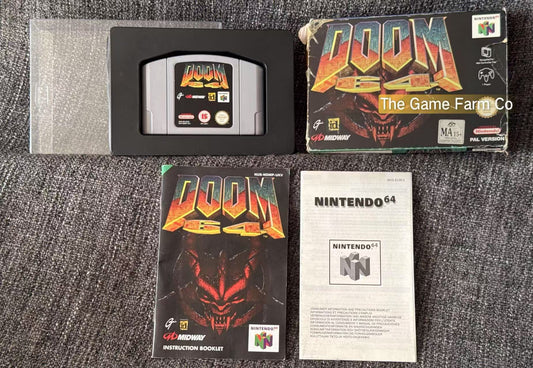 Doom 64 Game Boxed - Nintendo 64 / N64 - Pal Version