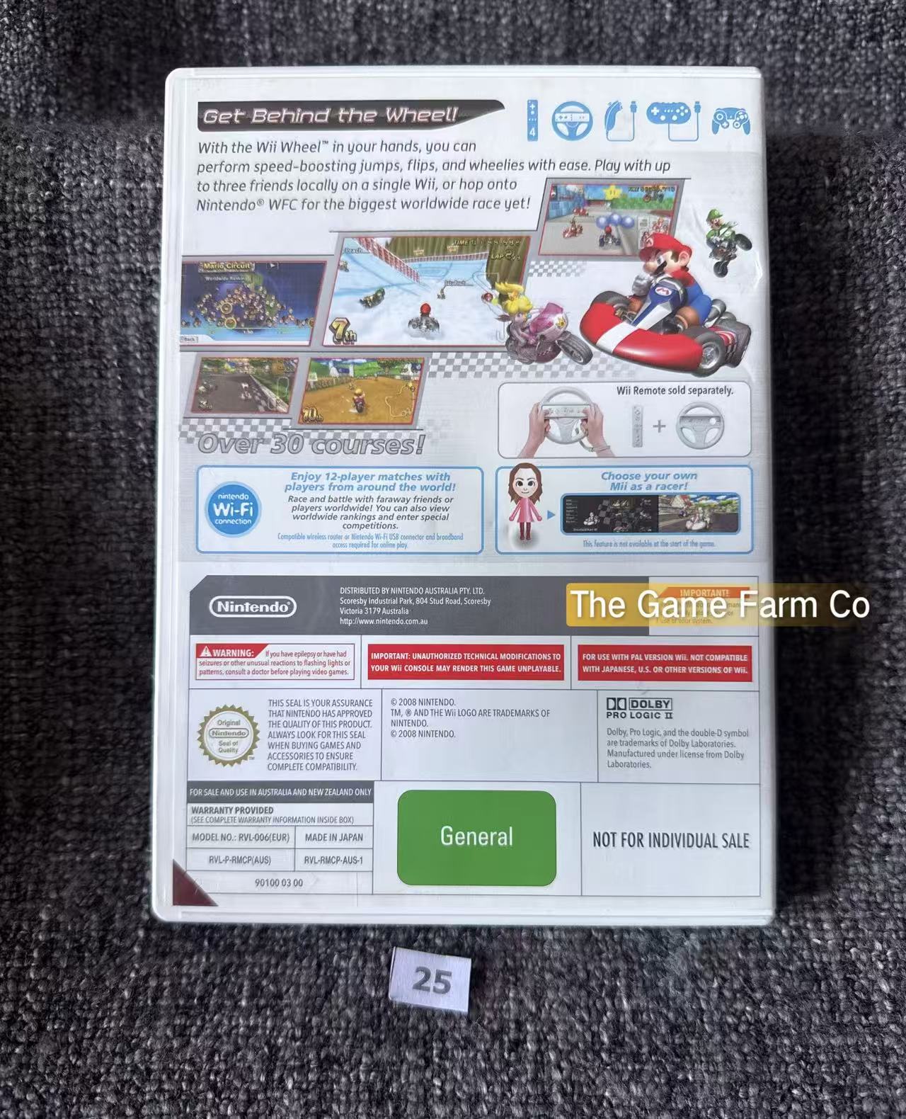 Mario Kart Game & Wheel bundle boxed - Nintendo Wii - Pal Version