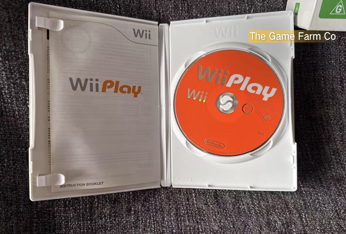 Wii Play boxed with controller boxed -  Nintendo Wii game