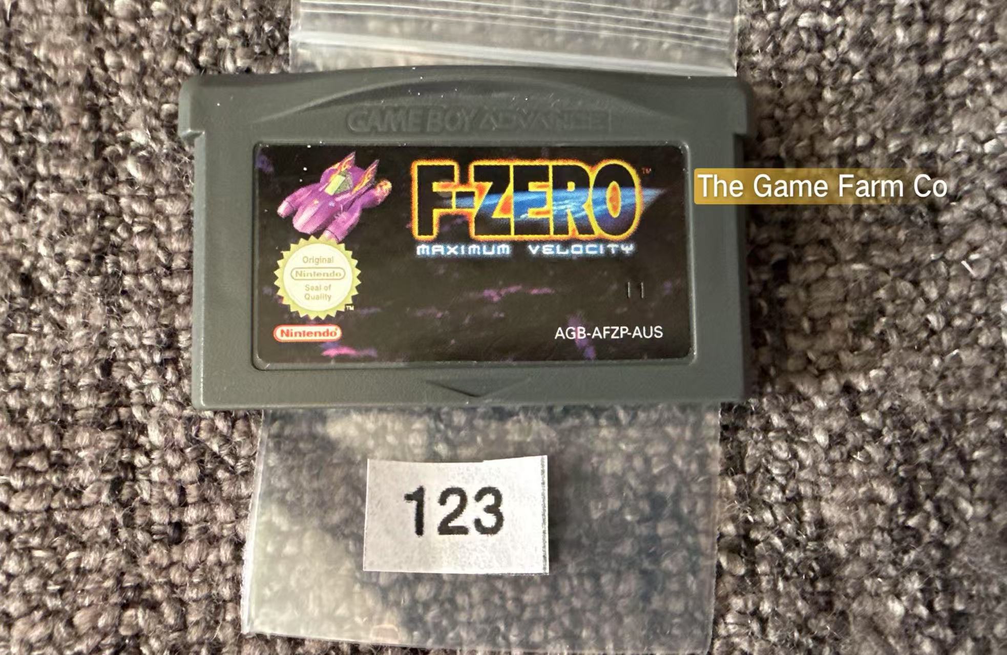 F-Zero Maximum Velocity Game -Nintendo Gameboy Advance Cart GBA - Pal ...