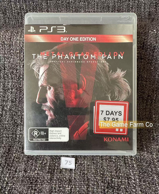 Metal Gear Solid V The Phantom Pain Day One Edition Game - PS3 - Sony Playstation 3