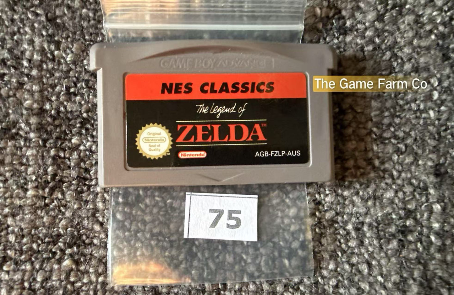 Nes Classics - The Legend of Zelda Game -Nintendo Gameboy Advance Cart GBA  - Pal Version