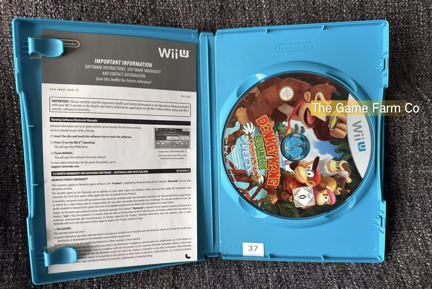 Donkey Kong Country Tropical Freeze - Nintendo Wii U Game