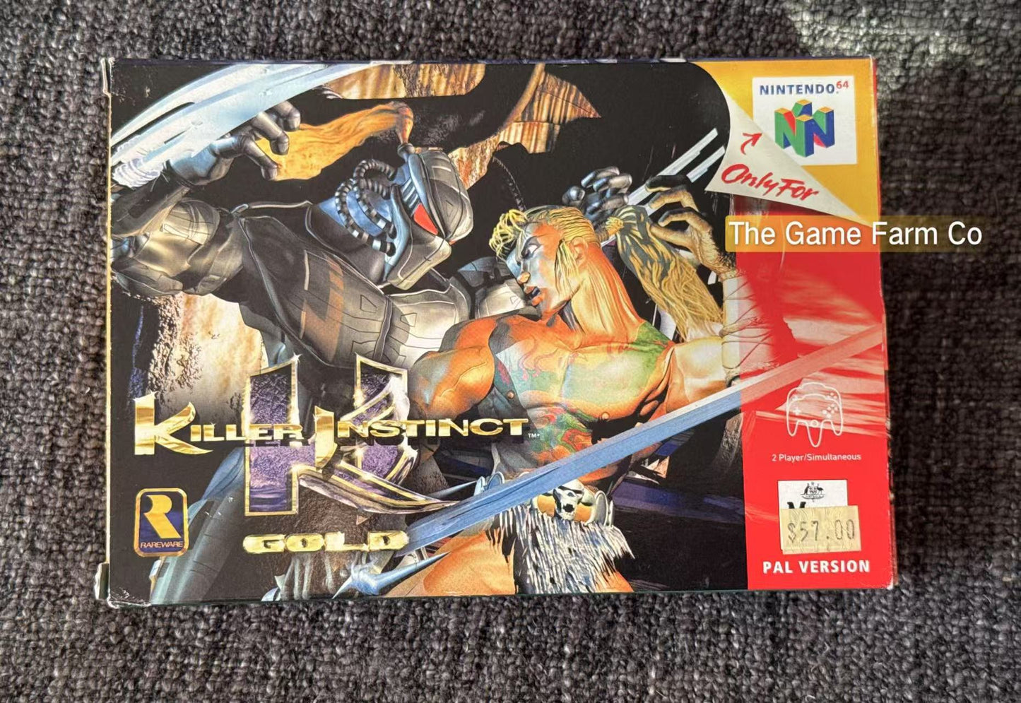 Killer Instinct Gold Game Boxed - Nintendo 64 / N64 - Pal Version