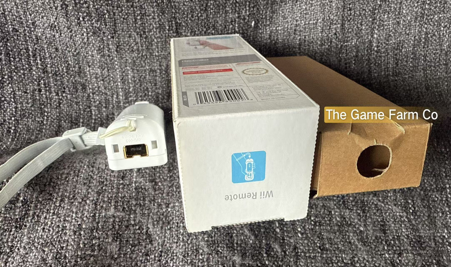 Genuine Nintendo Wii remote + Sleeve boxed in excellent condition