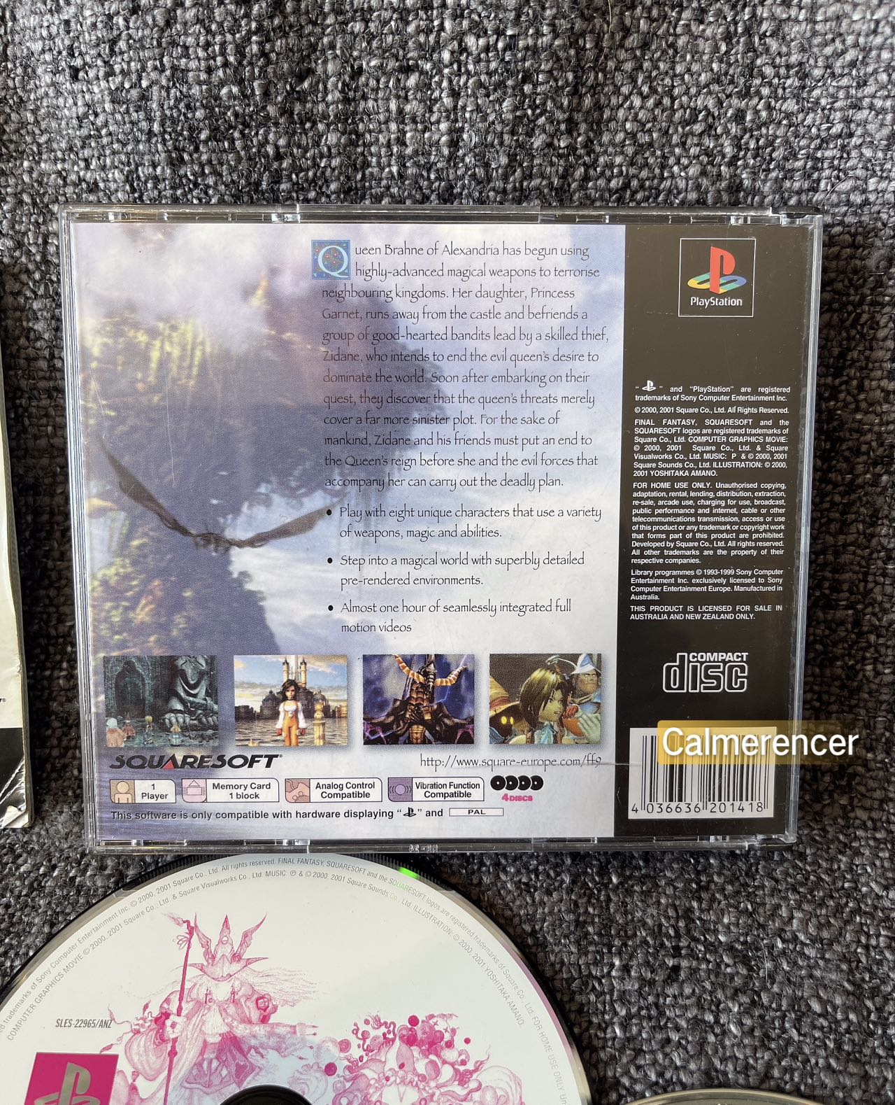 Final Fantasy IX - Sony Playstation One (PS1) Game