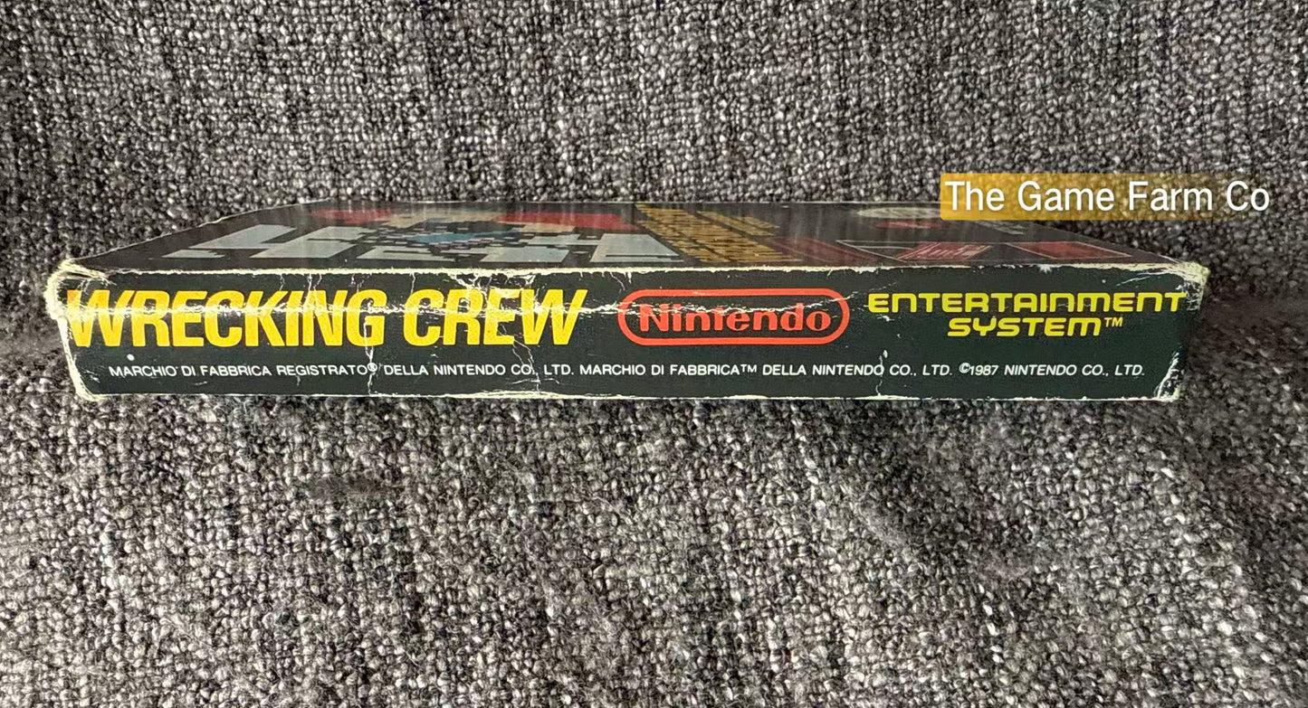 Wrecking Crew Boxed Game - Nes - Nintendo / Entertainment System - Pal Version