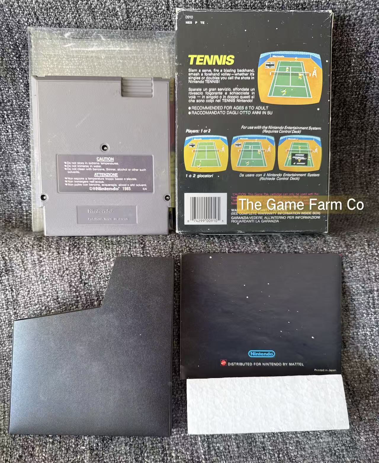 Tennis Boxed Game - Nes - Nintendo / Entertainment System - Pal Version