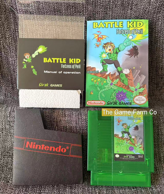 Battle Kid Fortress of Peril NES Physical Game CIB Tested Used Great Condition