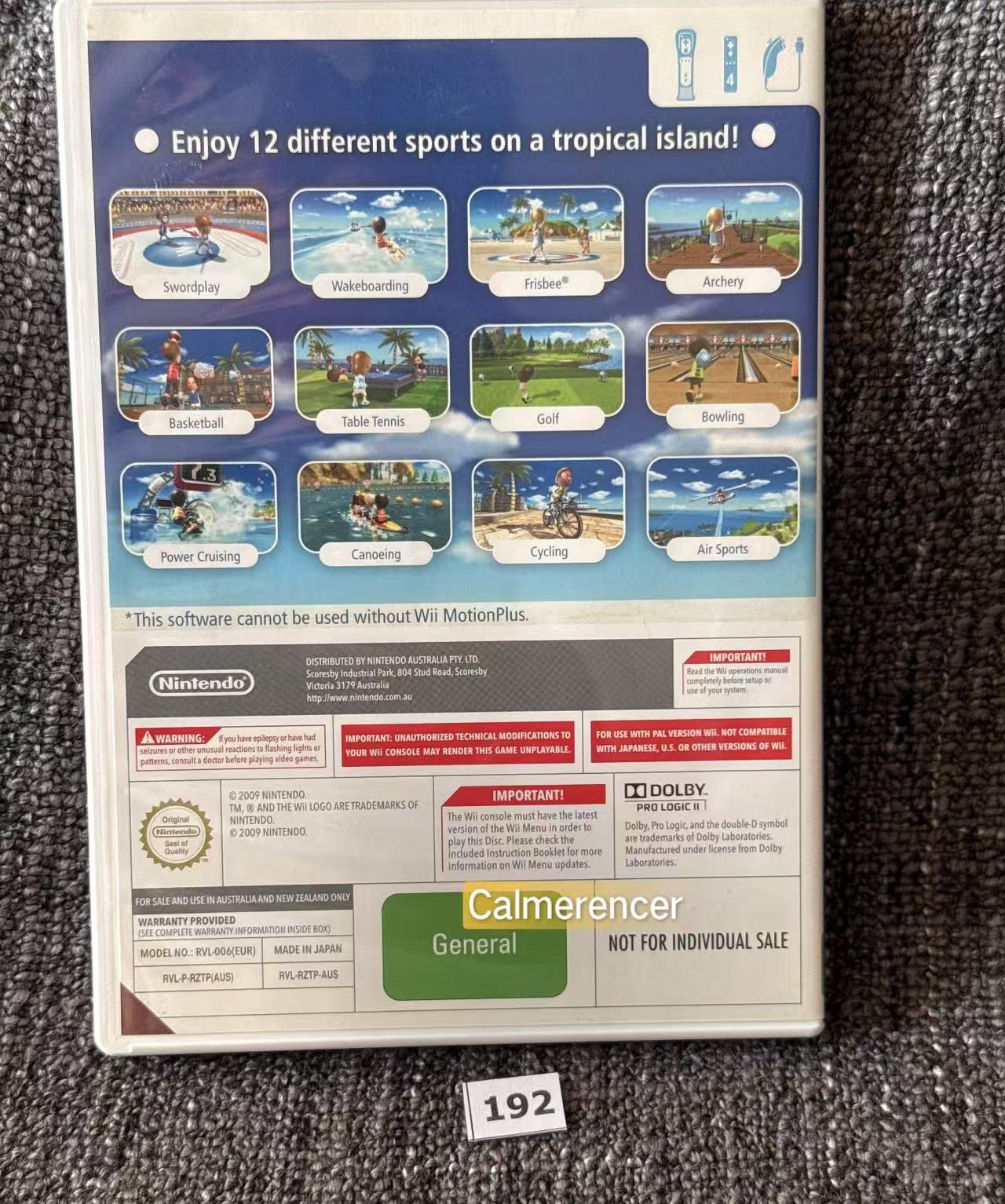 Wii Sports Resort - Nintendo Wii game