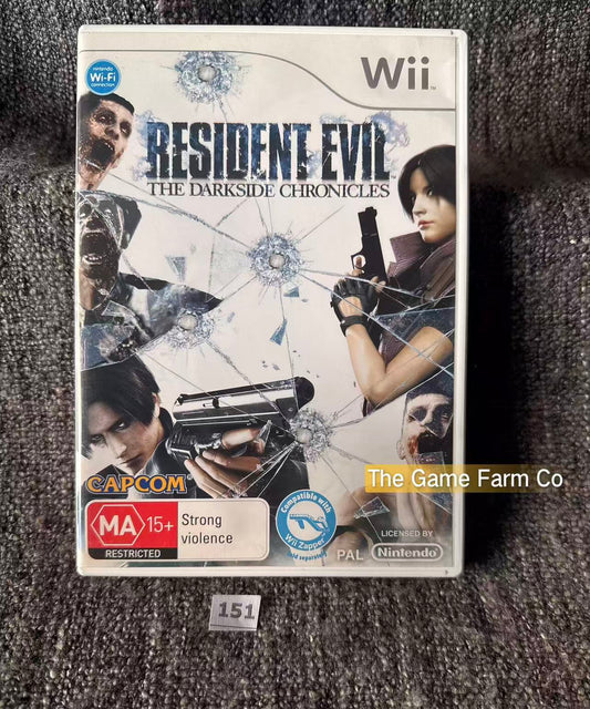 Resident Evil The Darkside Chronicles (Nintendo Wii) CIB Complete PAL