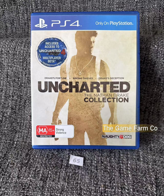 Uncharted The Nathan Drake Collection Sony Playstation 4 (PS4) Game