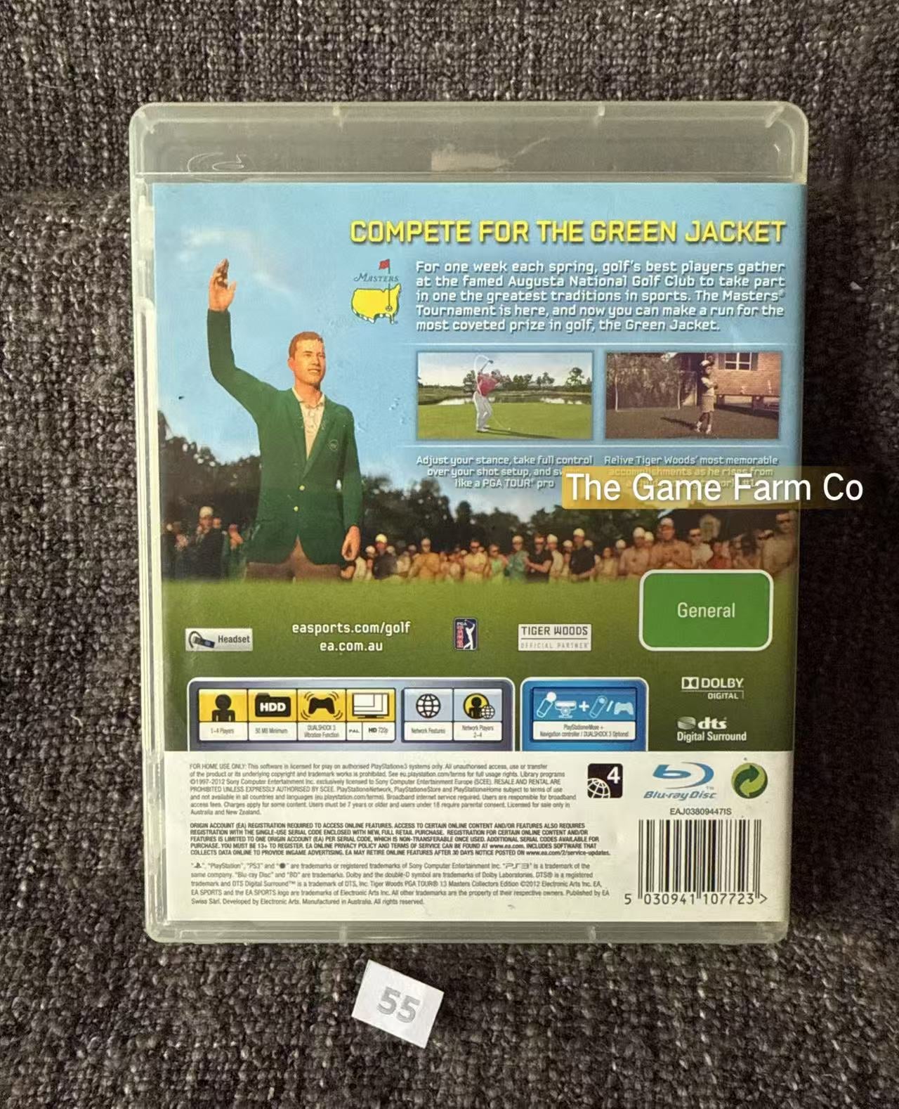 Masters Collector's Edition Game - PS3 - Sony Playstation 3