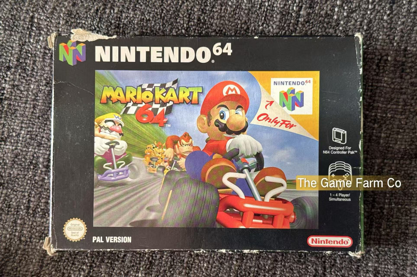 Mario Kart Game Boxed - Nintendo 64 / N64 - Pal Version
