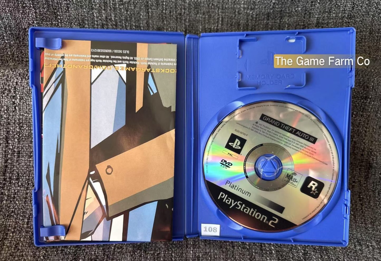 Grand Theft Auto III 3 Game- Sony PlayStation 2 (PS2)