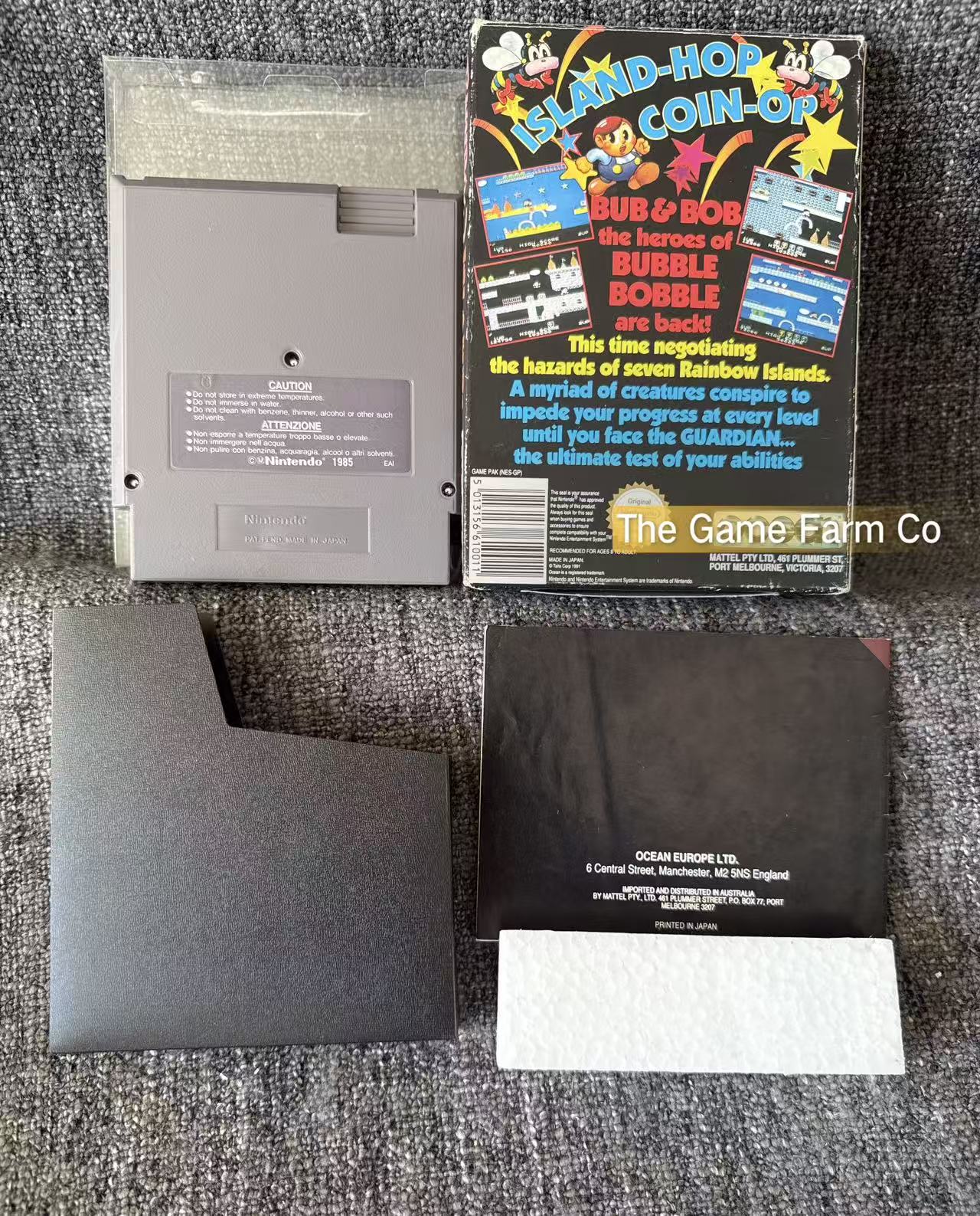 Rainbow Island Boxed Game - Nes - Nintendo / Entertainment System - Pal Version