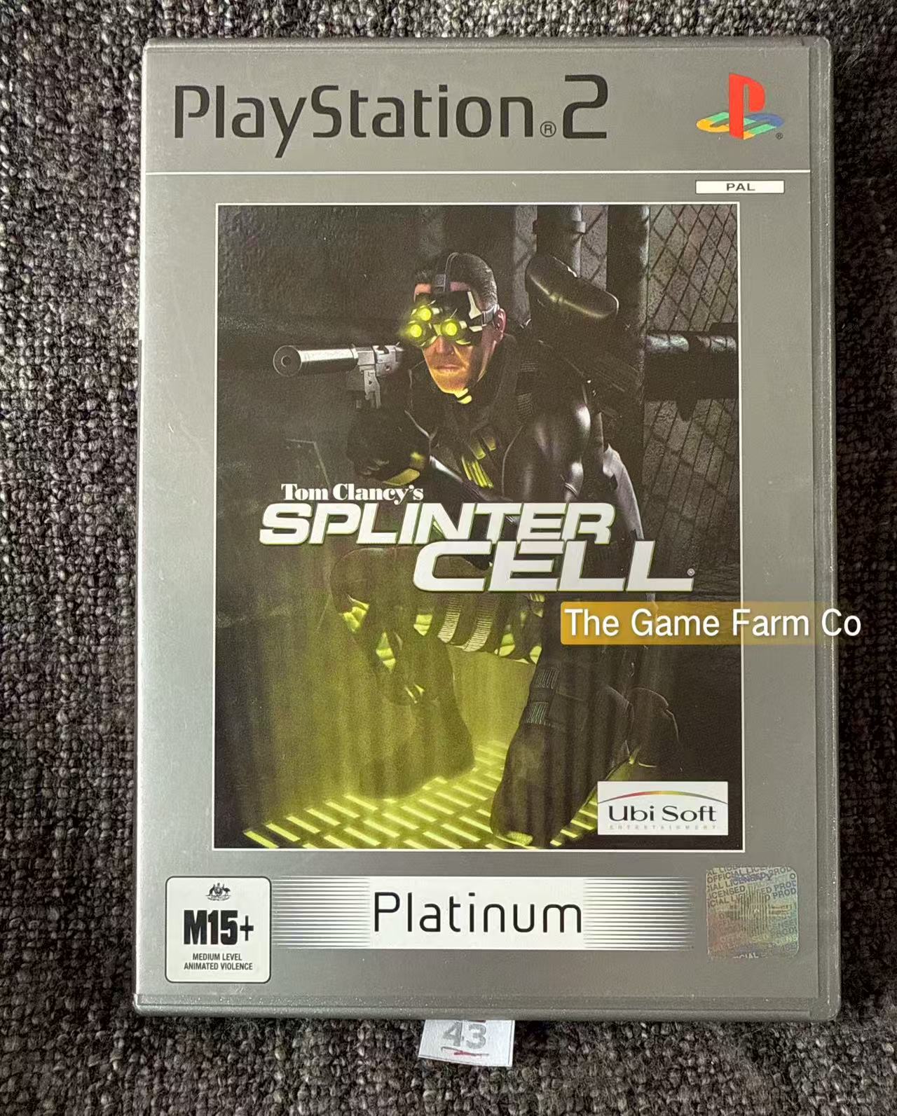 Tom Clancy's Splinter Cell Game In mint condition - Sony PlayStation 2 (PS2)