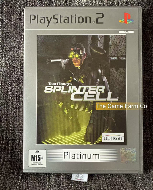 Tom Clancy's Splinter Cell Game In mint condition - Sony PlayStation 2 (PS2)