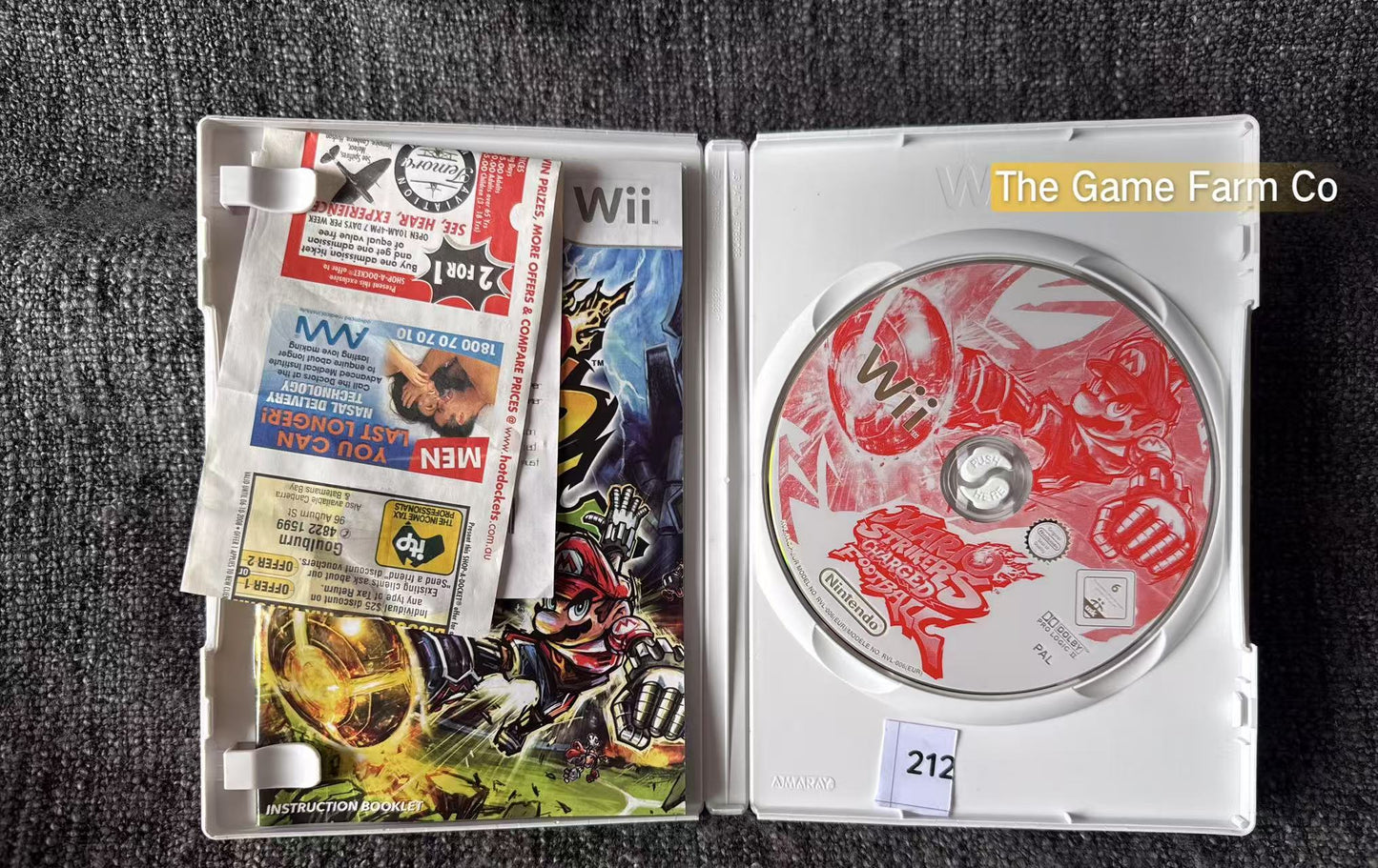 Mario Strikers Charged Football -  Nintendo Wii game