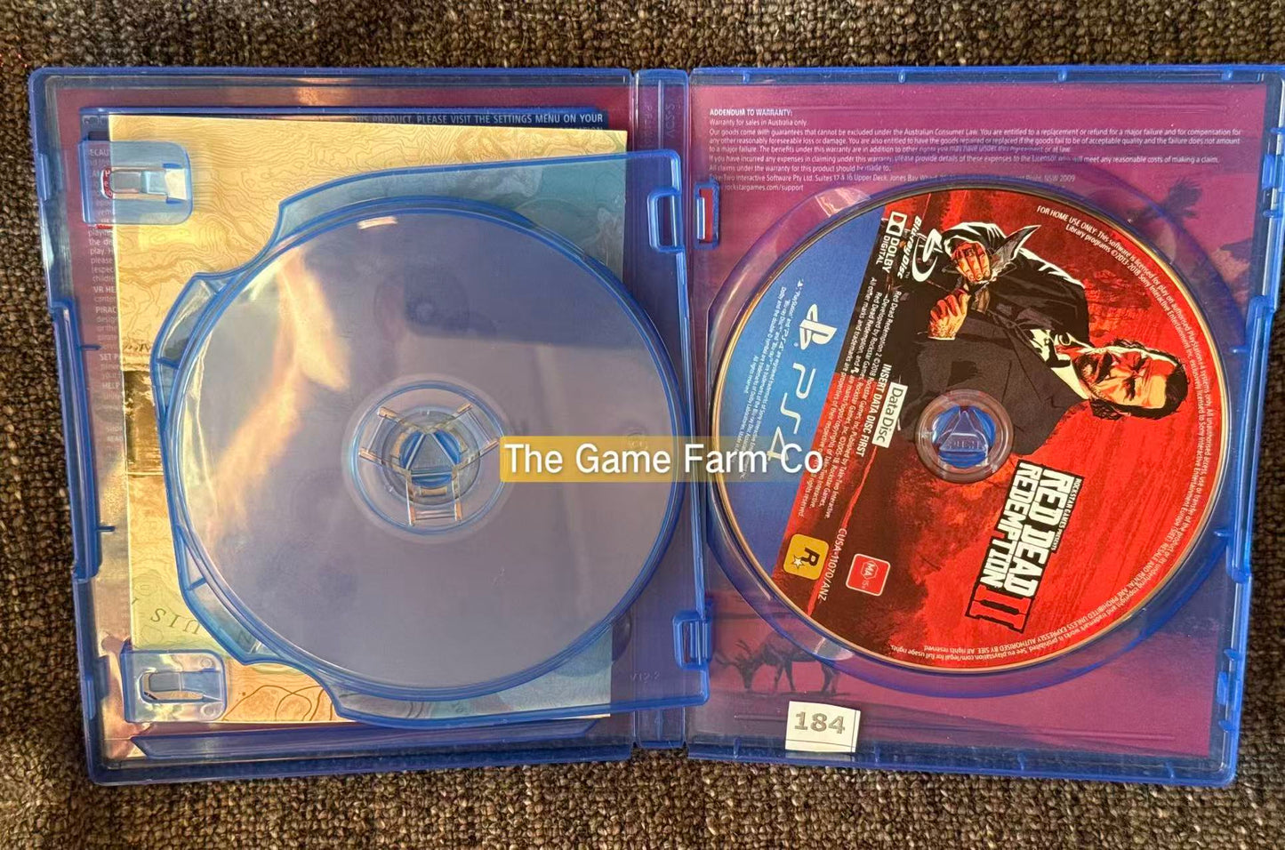 Red Dead Redemption Sony PlayStation 4 Complete PAL Tested Used