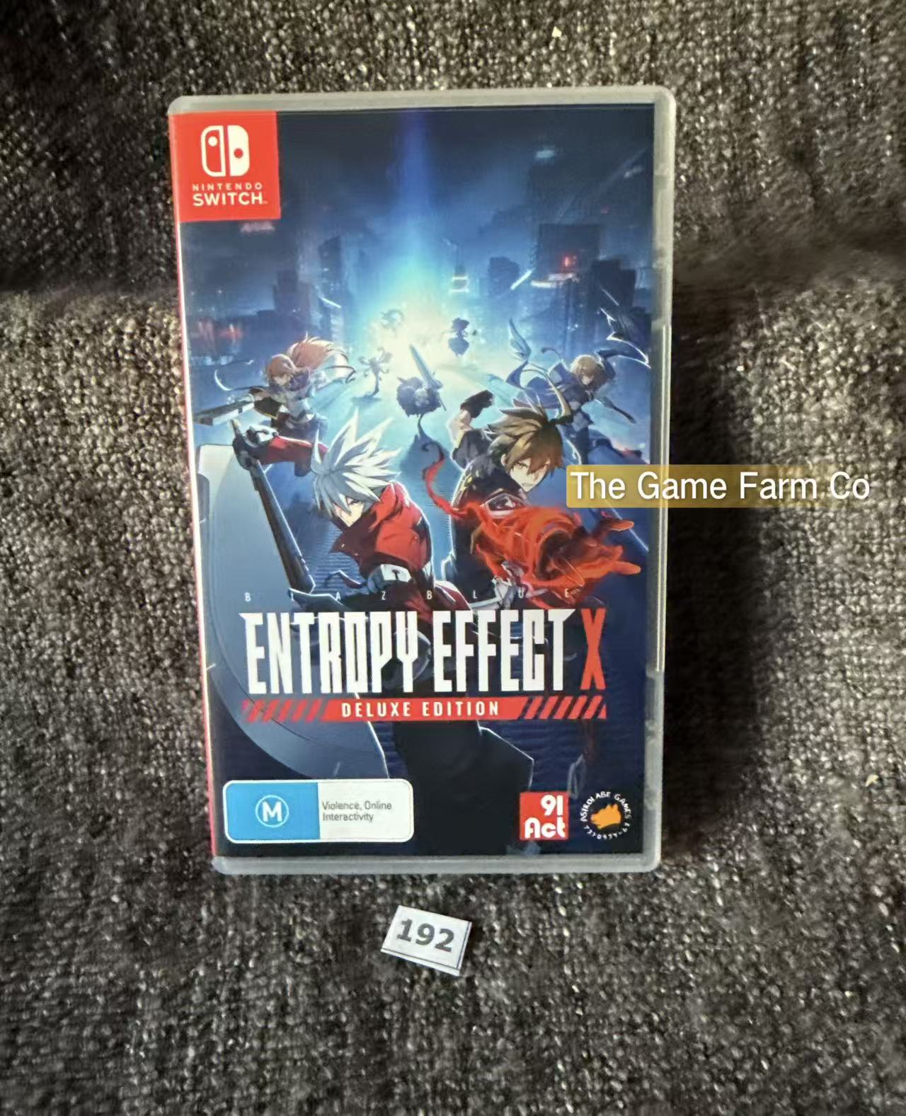 BlazBlue Entropy Effect X Deluxe Edition (Nintendo Switch, 2026) Complete Box CIB PAL