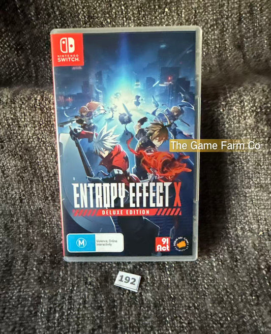 BlazBlue Entropy Effect X Deluxe Edition (Nintendo Switch, 2026) Complete Box CIB PAL
