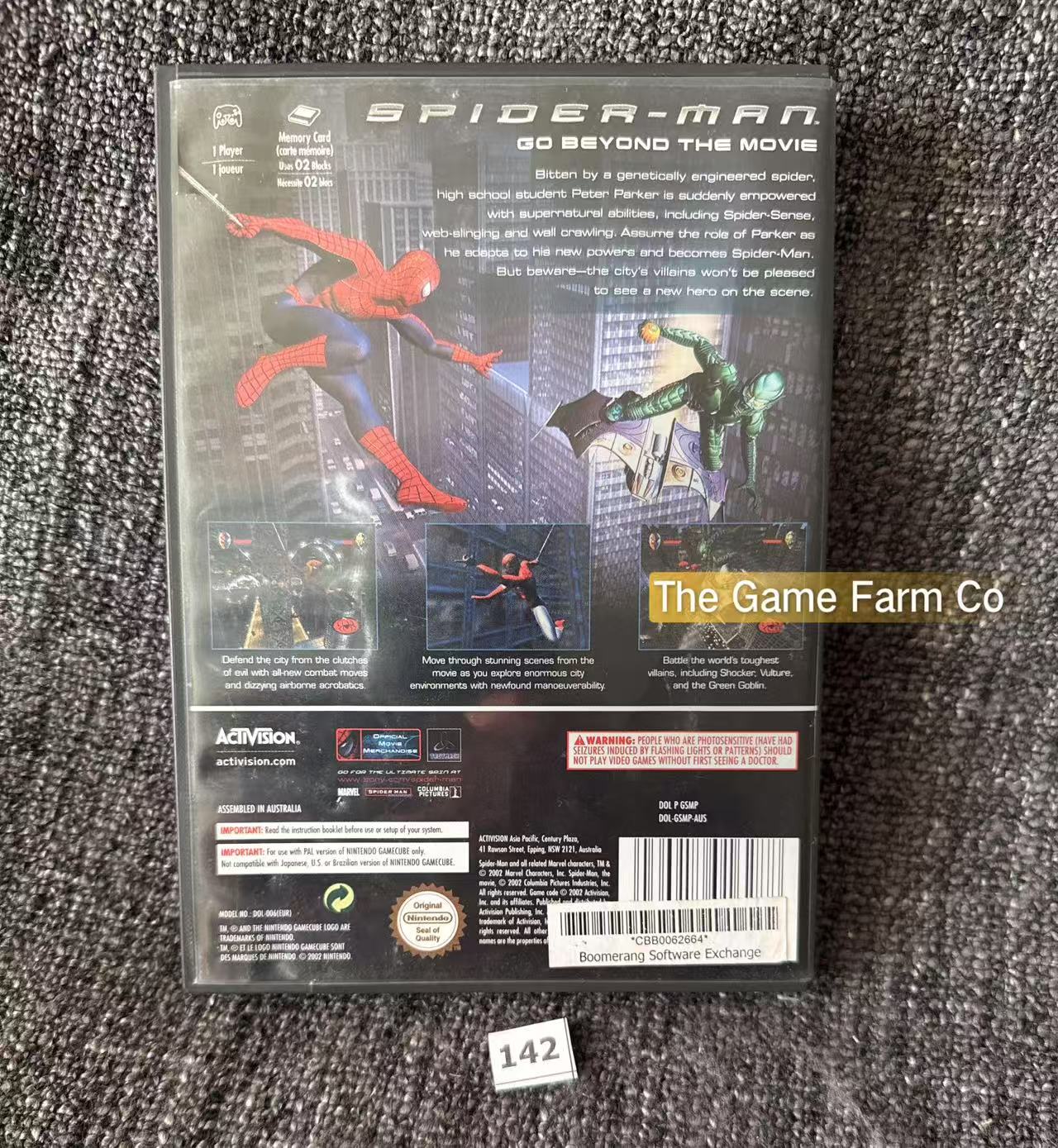 Spider-Man + Spider-Man 2 loose Game - Nintendo Gamecube - Pal Version