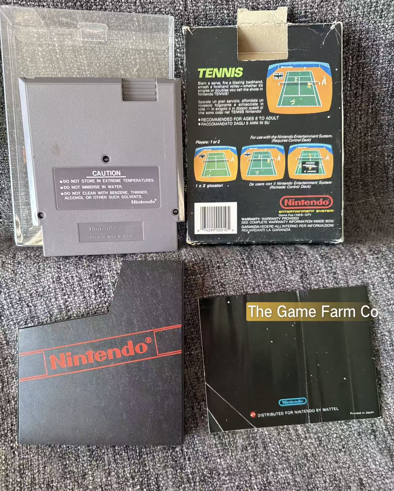Tennis Boxed Game - Nes - Nintendo / Entertainment System - Pal Version