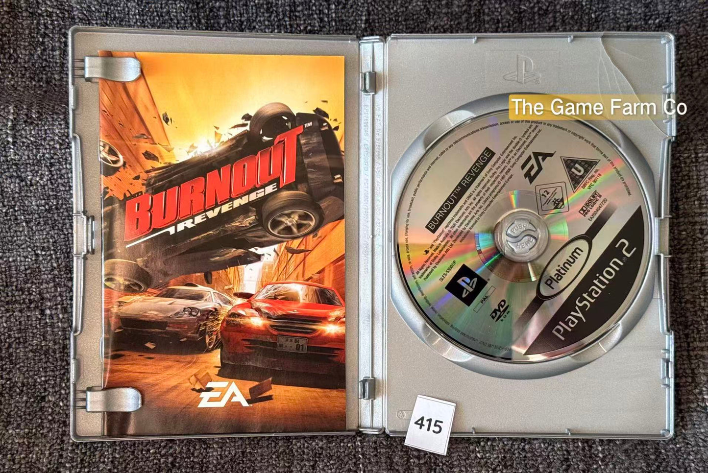 Burnout Revenge PS2 Physical Game CIB PAL Tested Used