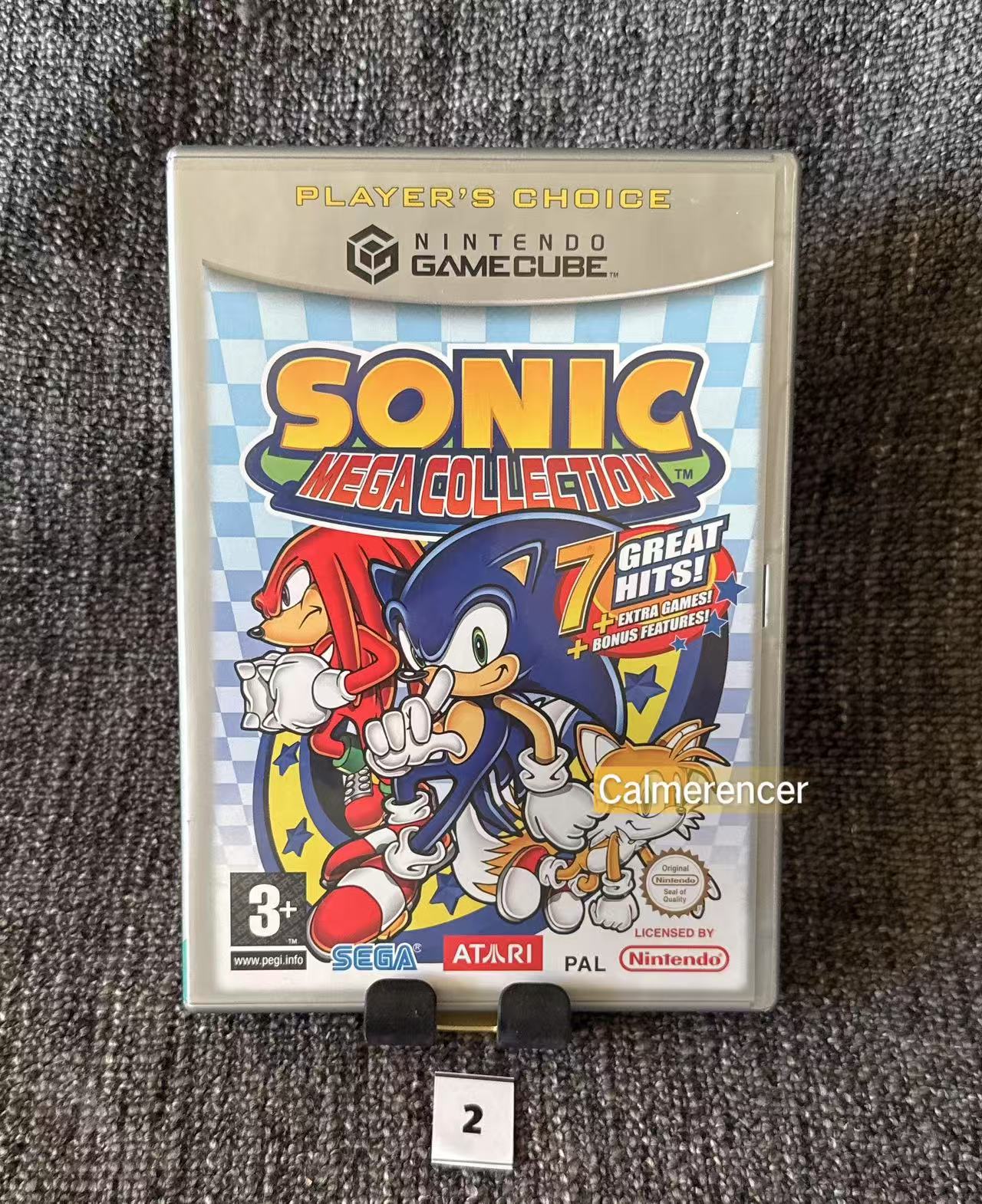 Sonic Mega Collection Game - Nintendo Gamecube - Pal Version