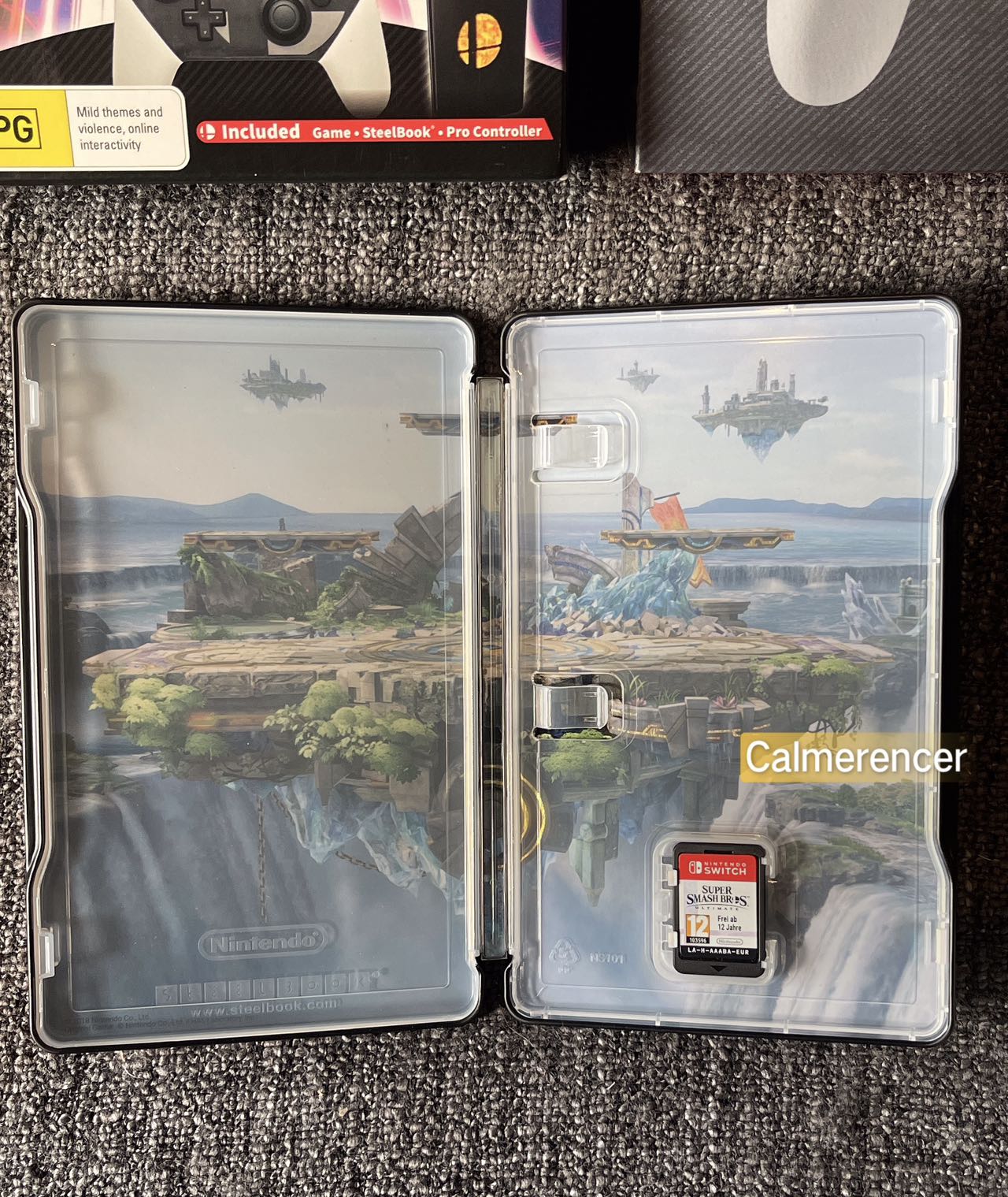 Super Smash Bros Ultimate Limited Edition Combo with Controller & Steel Case Switch Game  - Nintendo