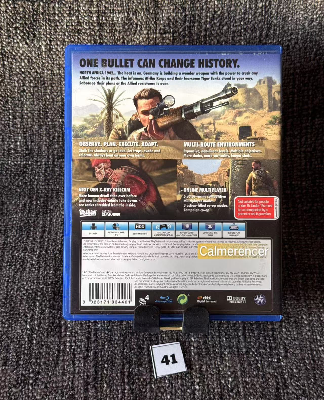 Sniper Elite 3 Sony Playstation 4 (PS4) Game