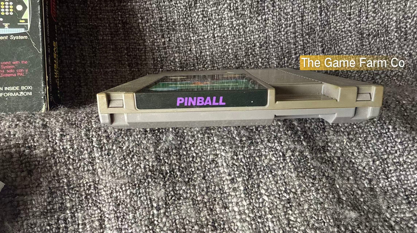 Pinball Boxed Game - Nes - Nintendo / Entertainment System - Pal Version
