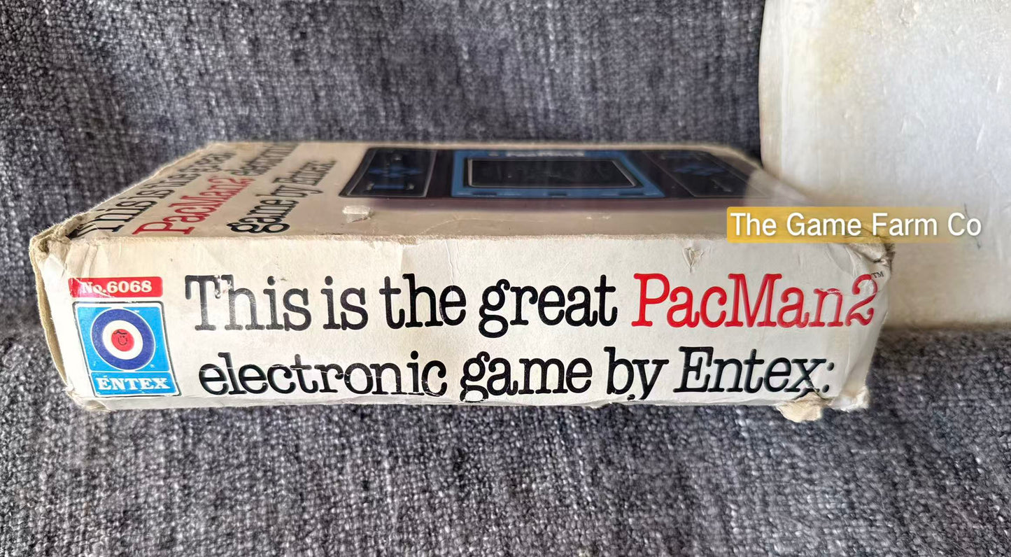 Vintage  Pacman 2 handheld Console Boxed By Entex