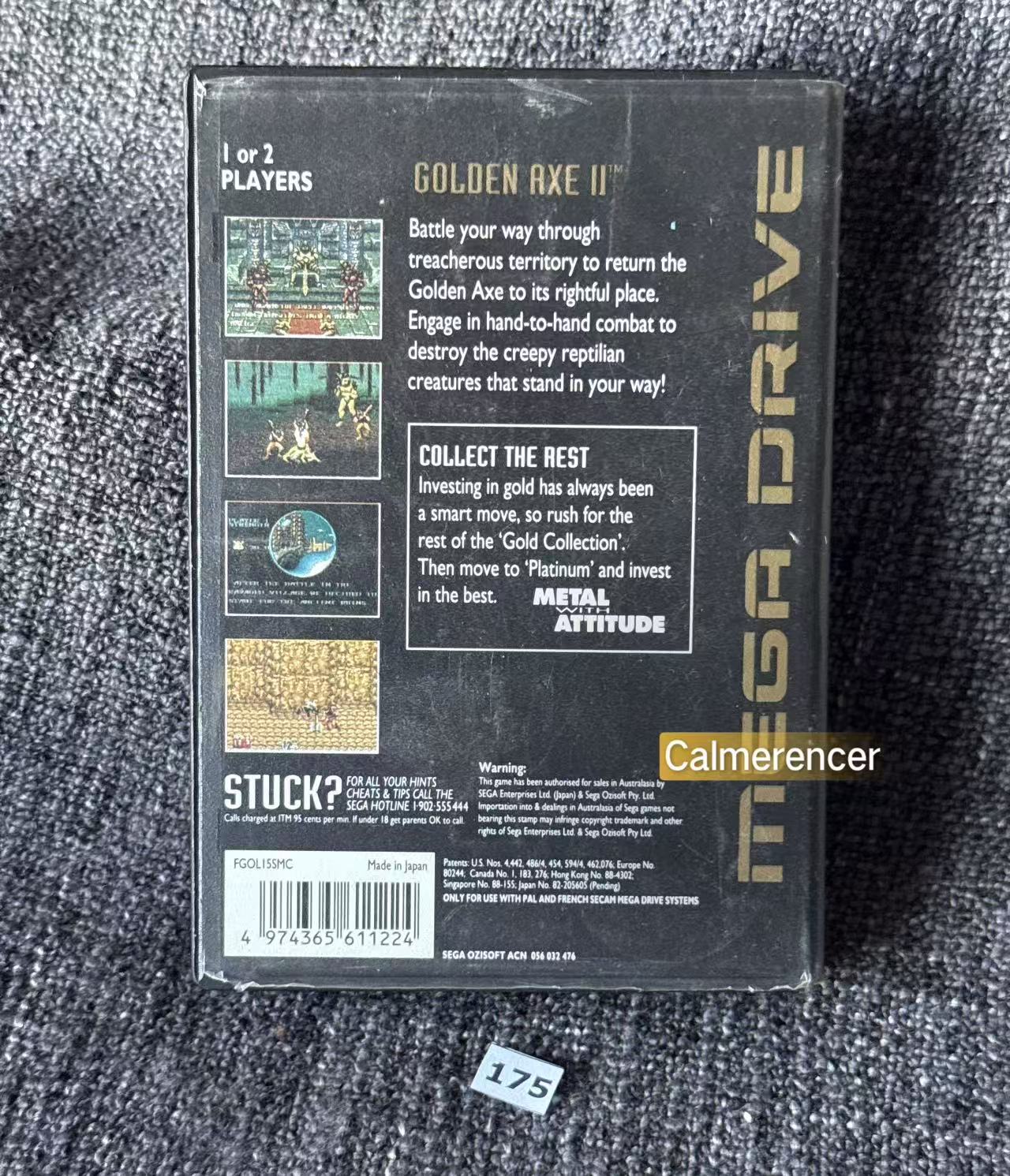 Golden Axe 2 - No manual - Game - Sega Mega Drive