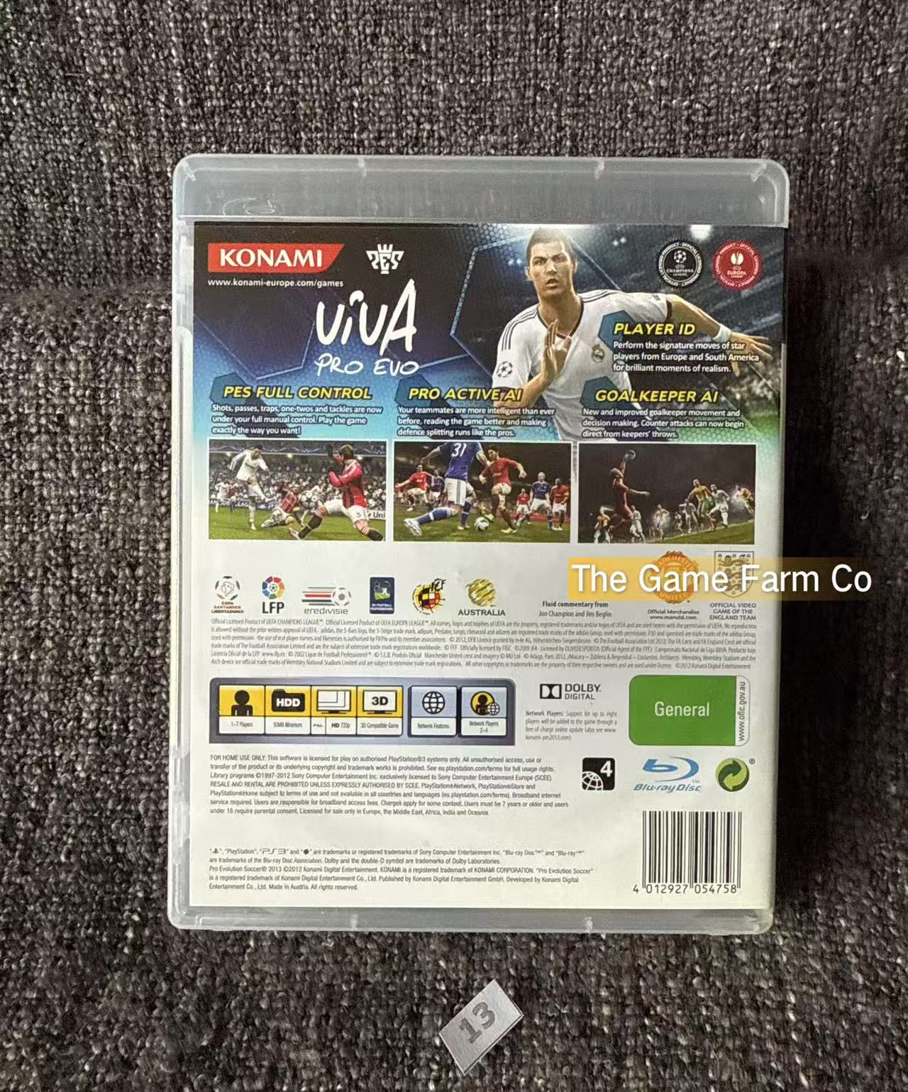 Pez 2013 Pro Evolution Soccer Game - PS3 - Sony Playstation 3
