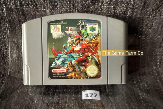 Dual Heroes (Nintendo 64 N64, 1998) Loose Genuine Fighting Game Cartridge PAL