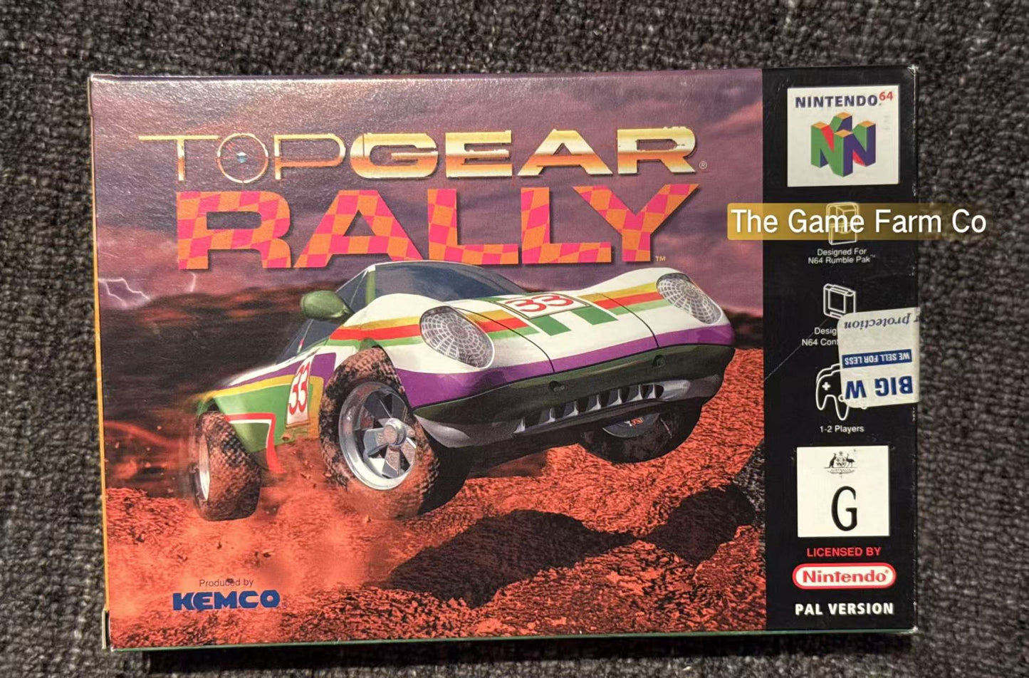 Top Gear Rally Game Boxed - Nintendo 64 / N64 - Pal Version