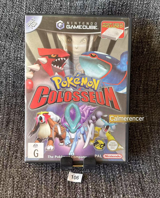 Pokemon Colosseum Game - Nintendo Gamecube - Pal Version