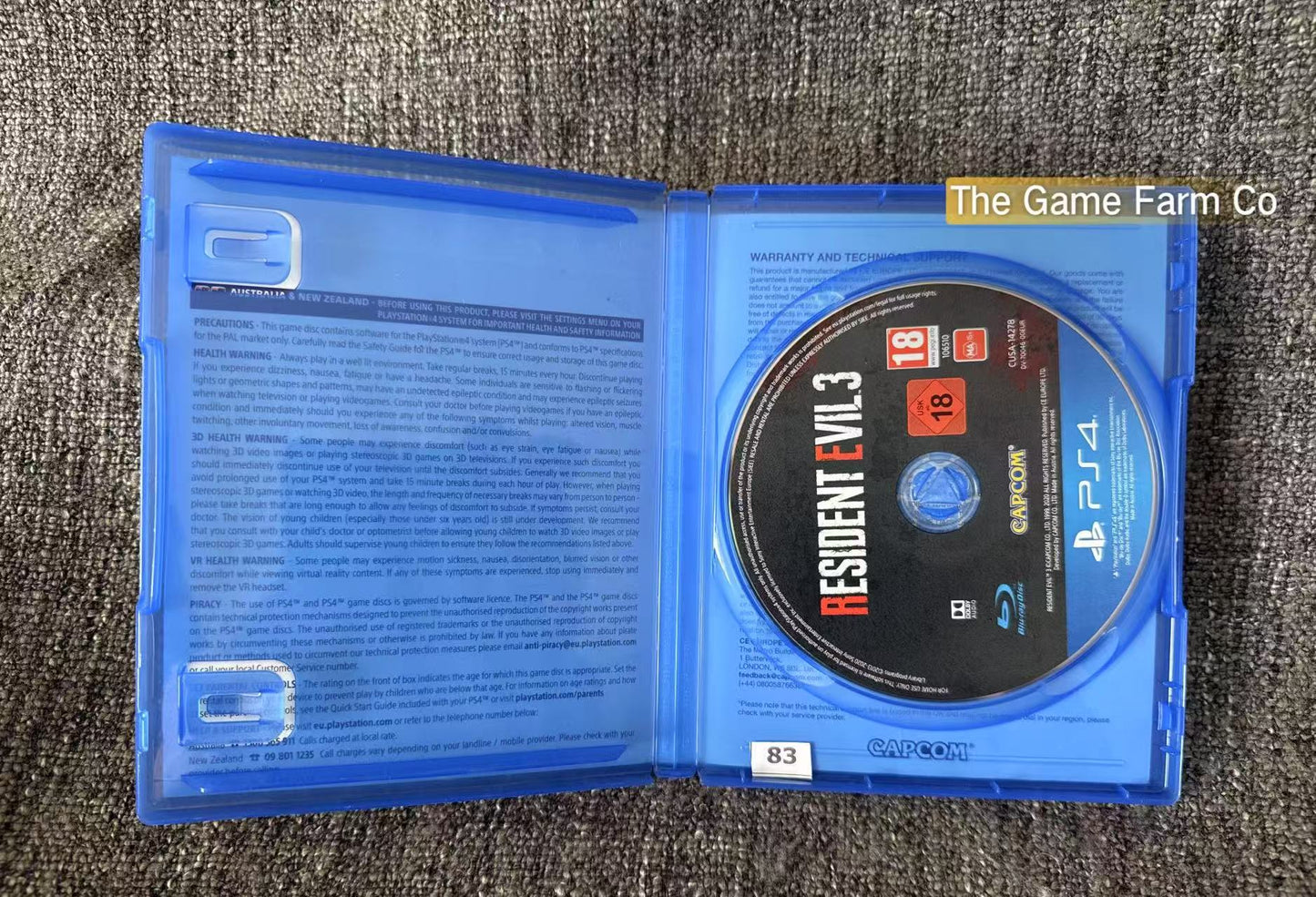 Resident Evil 3 Sony Playstation 4 (PS4) Game