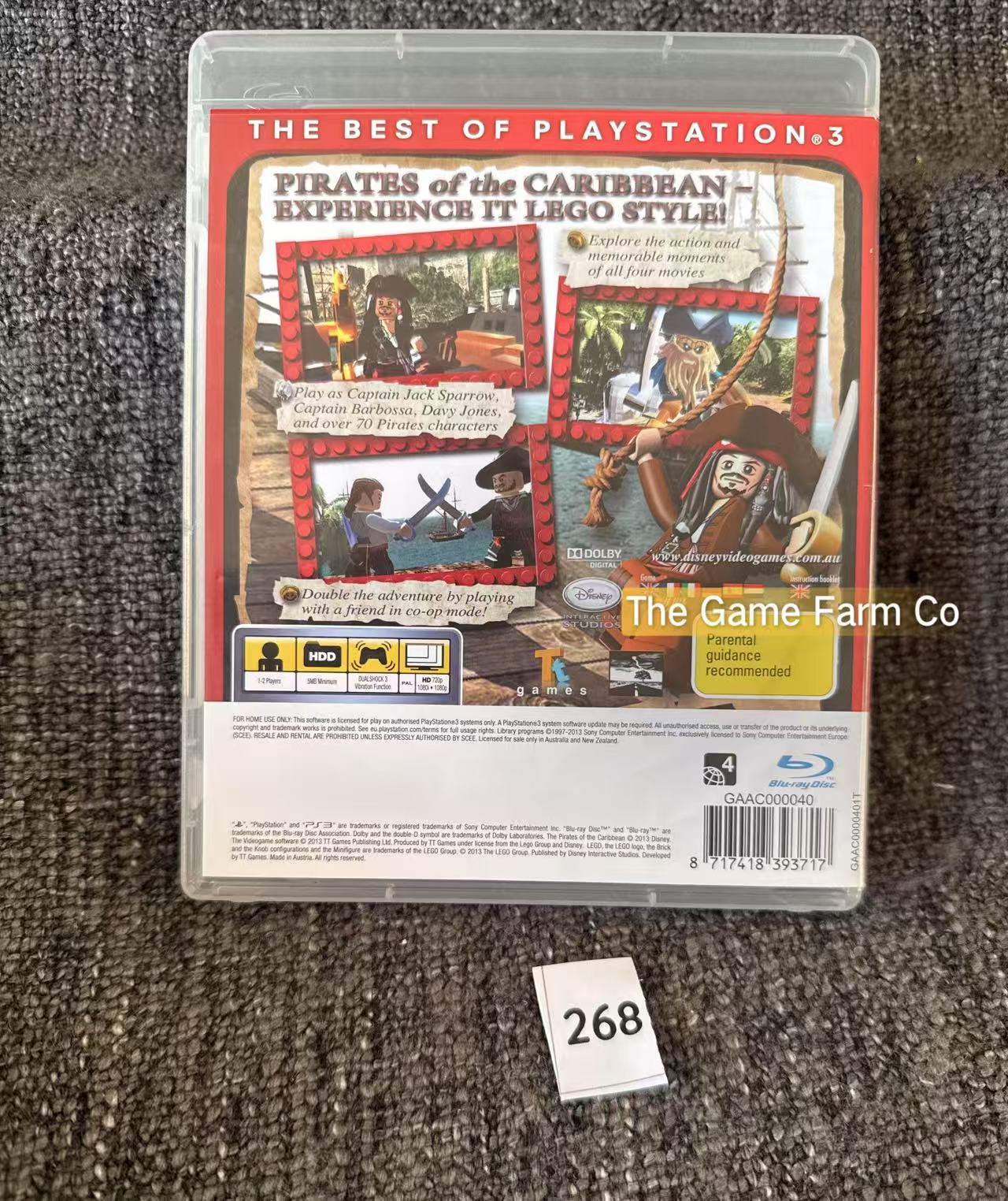 Lego Pirates Of The Carribean The Video Game - PS3 - Sony Playstation 3