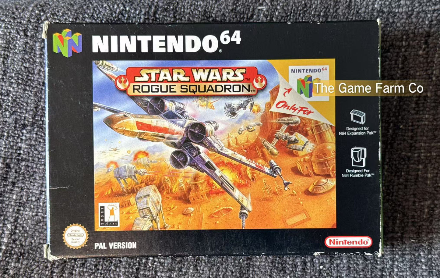 Star Wars Rouge Squadron Game Boxed - Nintendo 64 / N64 - Pal Version