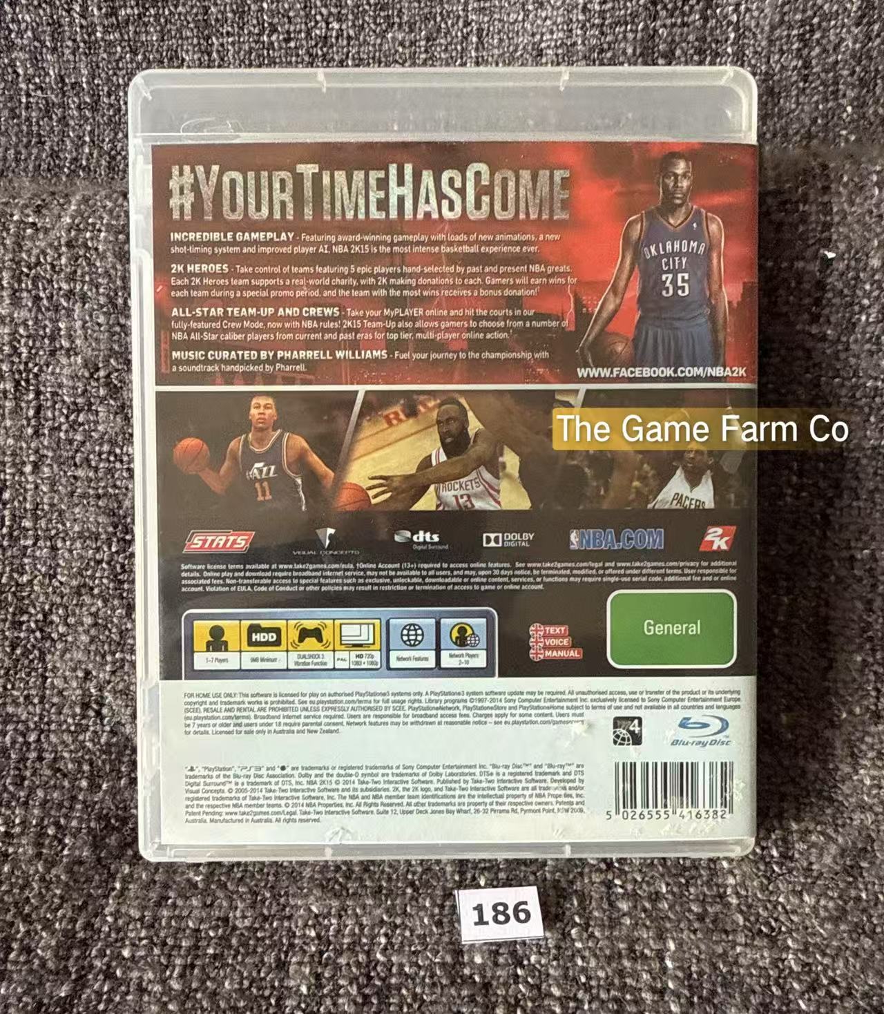 NBA2K15 Game - PS3 - Sony Playstation 3