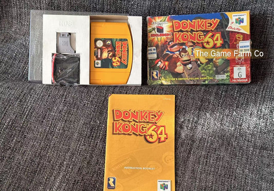 Donkey Kong 64 Game Boxed - Nintendo 64 / N64 - Pal Version