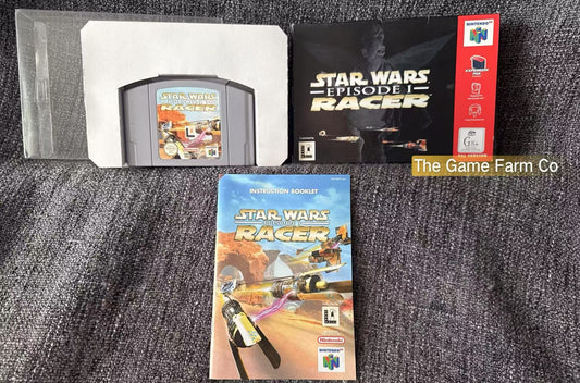 Star Wars Racer Episode 1 Game Boxed - Nintendo 64 / N64 - Pal Version