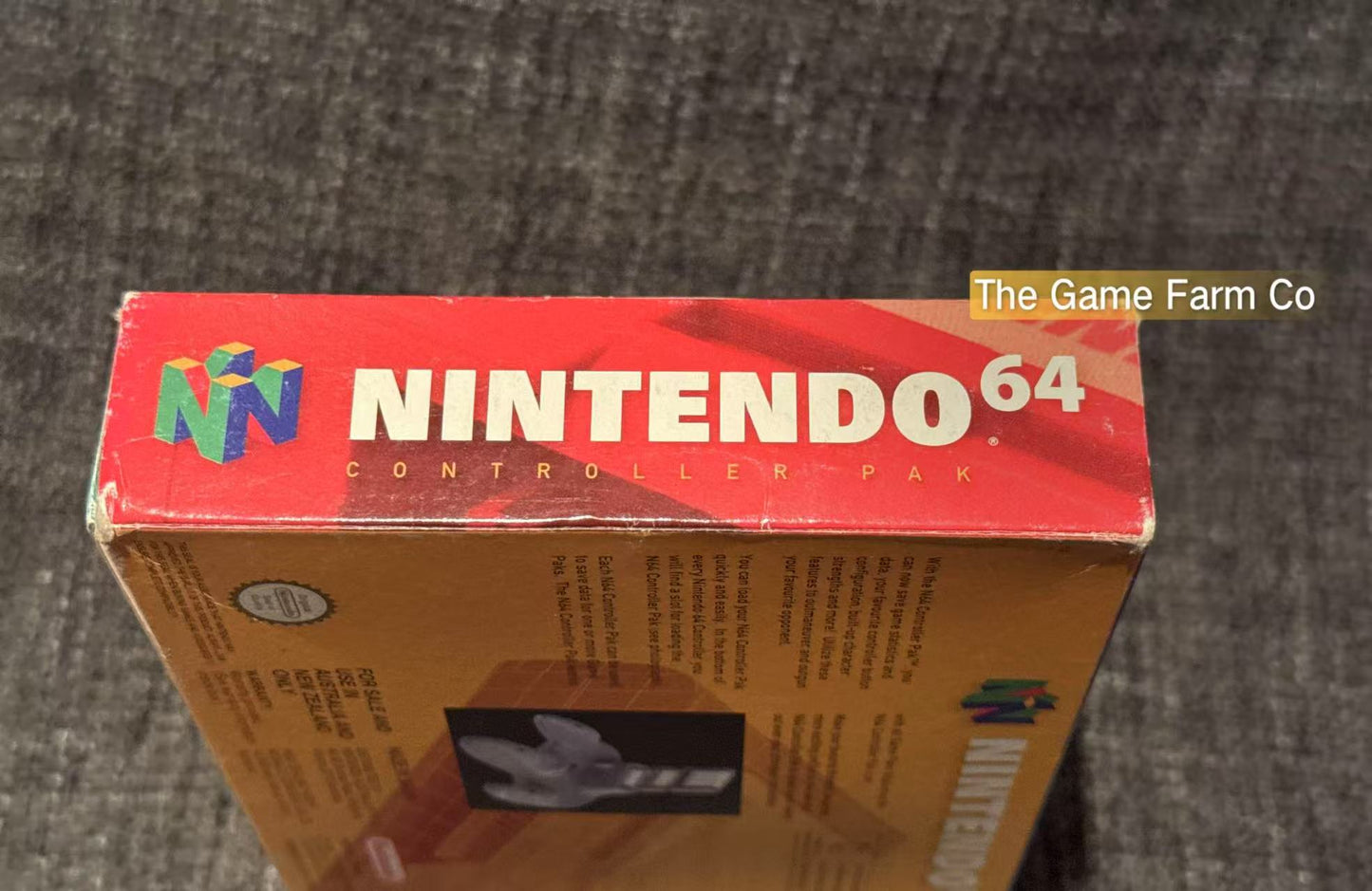 Genuine N64 Memory/Controller Pak Boxed - Pal Version