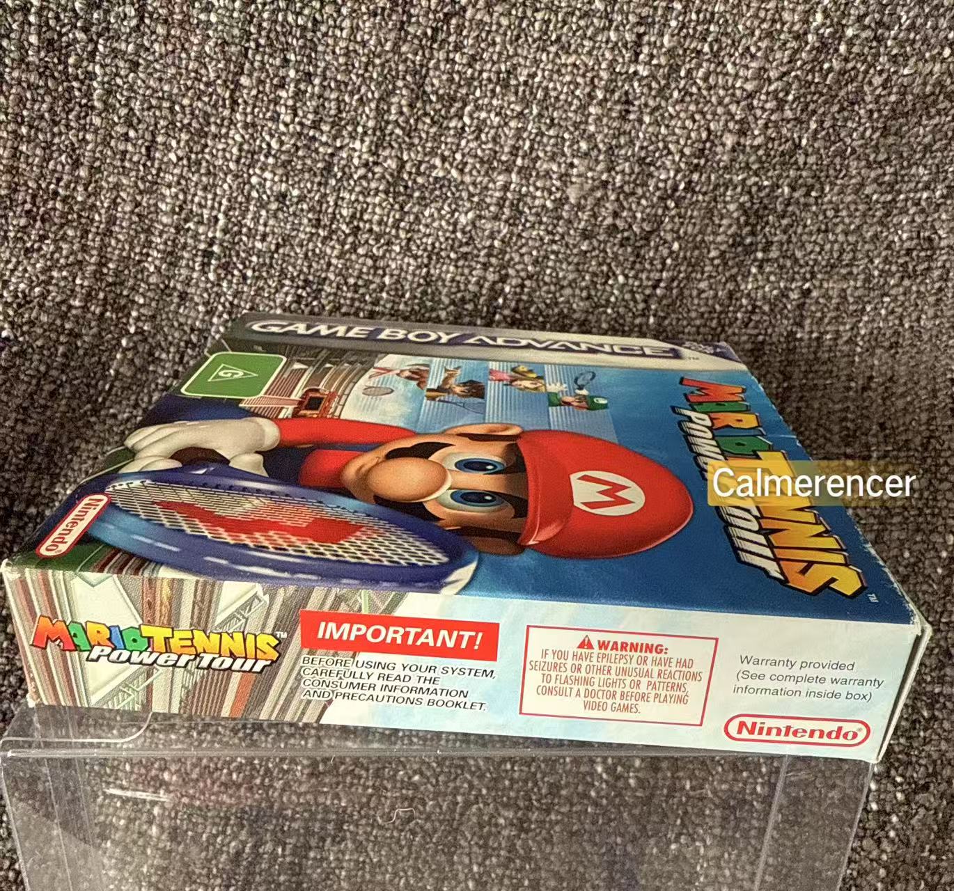 Mario Tennis Power Tour Boxed Game -Nintendo Gameboy Advance GBA - Pal Version