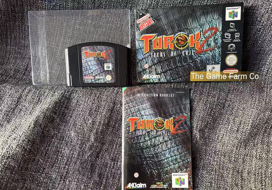 Turok 2 - Seeds of Evil Game Boxed - Nintendo 64 / N64 - Pal Version