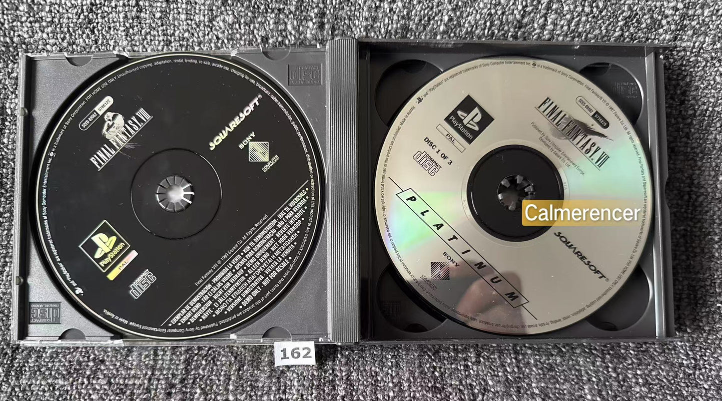 Final Fantasy VII  With FF VIII demo - No manual - Sony Playstation One (PS1) Game