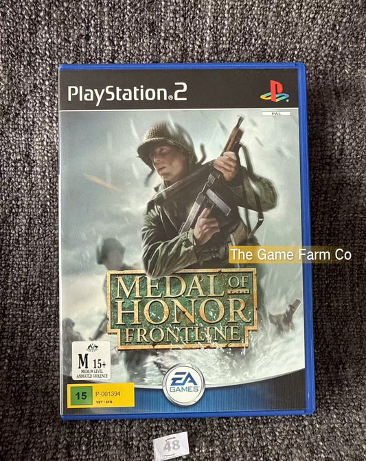 Medal Of Honor Frontline In mint condition Game- Sony PlayStation 2 (PS2)